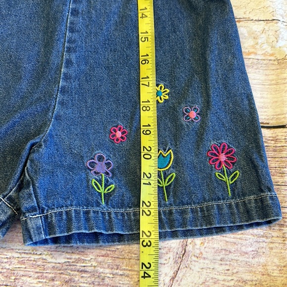 Faded Glory • Glory Girls • Denim Embroidered Romper • Sz 6X - Picture 8 of 8